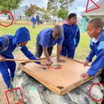 Young people participating in a skills development workshop